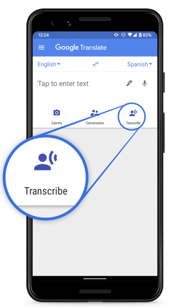 google transcribe