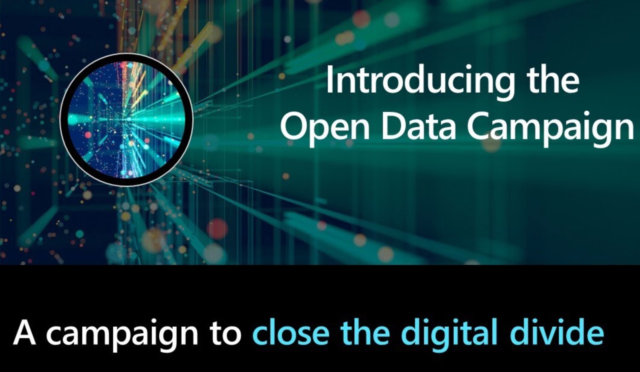 Data Divide: Microsoft is Launching an “Open Data Campaign” | LJ infoDOCKET