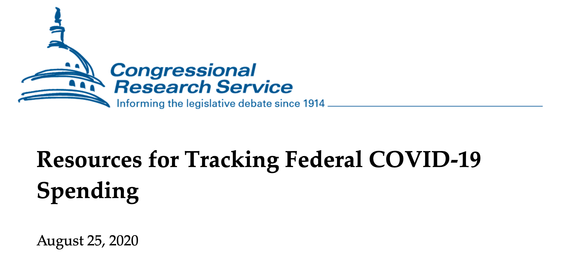 congressional research service (crs) report