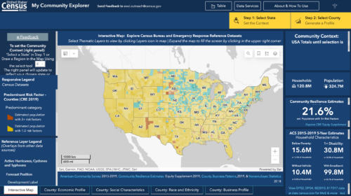 Research Tools:  US Census Releases Major Updates to “My Community Explorer”