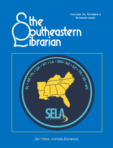 Journal Article: “Georgia’s Libraries and the Needs of Patrons Experiencing Homelessness: An Exploratory Study”