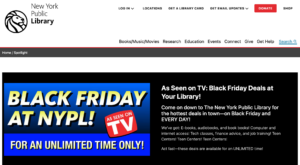 The New York Public Library (NYPL) Has the Hottest Deals for Black Friday (5th Annual Black Friday Ad)