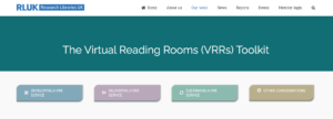 RLUK Releases Community-Driven Toolkit for the Development and Delivery of Virtual Reading Rooms (VRRs)