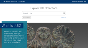 Yale Launches LUX, A Powerful New Search Tool For Cross-Collection Exploration