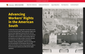 New Online Resource: University of Maryland Libraries Announces Online Launch of the “Advancing Workers’ Rights” Digital Collection